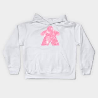 Pink Space Sky Star Meeple | Board Game Fan Kids Hoodie